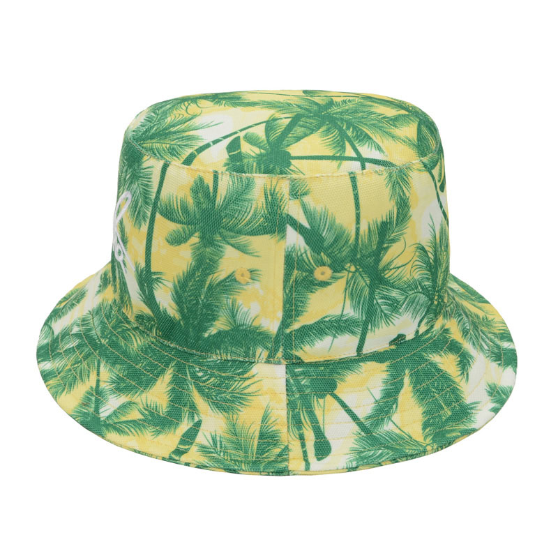 椰树风情遮阳盆帽